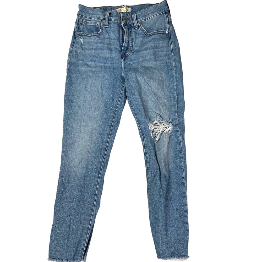 Madewell Medium Wash High Rise Perfect Vintage Straight Leg Jeans Women's 26P
